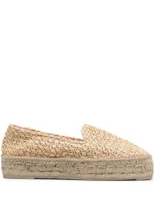 Manebi espadrilles en raphia - Tons neutres