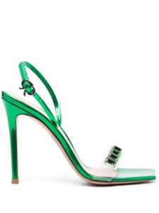 Gianvito Rossi sandales Ribbon Candy 105 mm - Vert