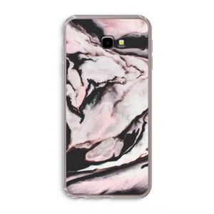 Roze stroom: Samsung Galaxy J4 Plus Transparant Hoesje