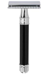 Edwin Jagger double edge safety razor Octagonal zwart chroom