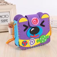 3 stuks Multicolor EVA Foam puzzels mooie dieren kinderen handgemaakte tassen willekeurige stijl levering