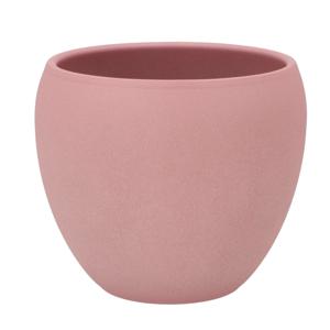 DK Design Bloempot/plantenpot - Vinci - lichtroze mat - voor kamerplant - D19 x H22 cm