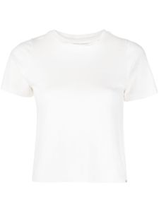 extreme cashmere t-shirt Nº267 Tina en maille fine - Blanc