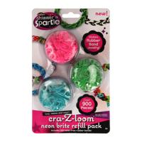 Loom Bandjes op blisterkaart, 900st. Loom Bandjes op blisterkaart, 900st.