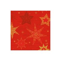 Servet l33b33cm stories red 20st - Duni