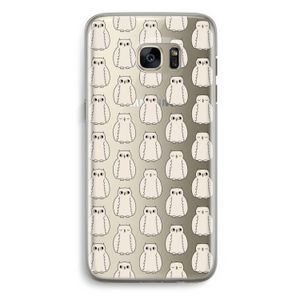 Uilen: Samsung Galaxy S7 Edge Transparant Hoesje