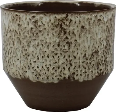 Floran Bloempot Fariah 15x14cm Bruin