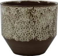 Floran Bloempot Fariah 15x14cm Bruin