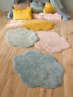 Badstof mat voor babykamer mosterdgeel