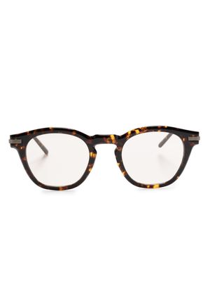Oliver Peoples lunettes de vue Len à effet écailles de tortue - Marron