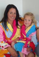 Little Sweet hearts - kinderbadjas - XL (11-13 jaar)
