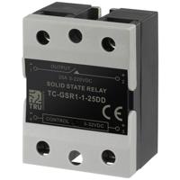 TRU COMPONENTS Halfgeleiderrelais TC-GSR-1-25DD 25 A Schakelspanning (max.): 220 V/DC DC-circuit 1 stuk(s) - thumbnail