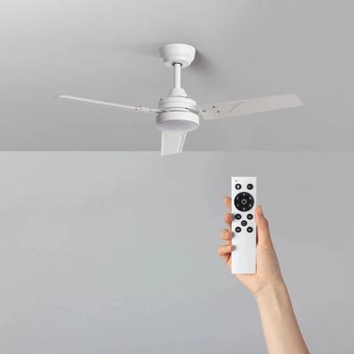 Plafondventilator wit rond led design 105 cm