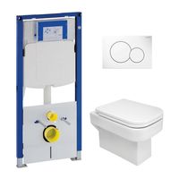 Geberit UP320 toiletset met Mueller Cube toilet en softclose zitting