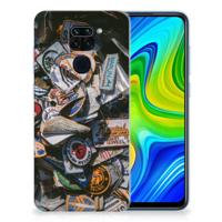 Xiaomi Redmi Note9 | Siliconen hoesje | met foto Badges