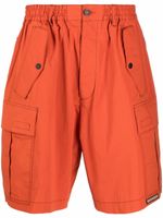 DSQUARED2 pantalon cargo à surpiqûres contrastantes - Orange