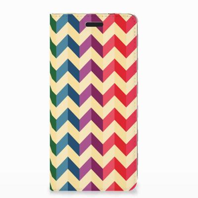 Nokia 3.1 (2018) | Hoesje met Magneet | Zigzag Multi Color Nokia 3.1 (2018) | Hoesje met Magneet | Zigzag Multi Color
