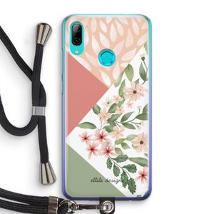 Sweet heaven geometrics: Huawei P Smart (2019) Transparant Hoesje met koord