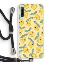 Citroenen: Huawei P Smart Pro Transparant Hoesje met koord
