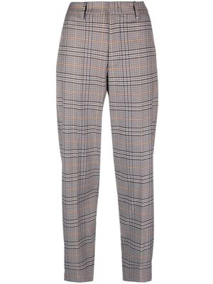 DONDUP pantalon fuselé Micaela à carreaux - Bleu