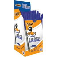 Balpen bic cristal l blauw | 50 stuks
