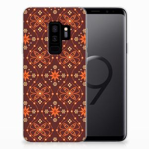 Samsung Galaxy S9 Plus TPU bumper Batik Brown