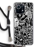 Vexx Black Mixtape: Xiaomi Mi 11 Transparant Hoesje met koord