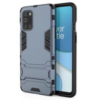 Armor Series OnePlus 8T Hybrid Case met Standaard - Blauw