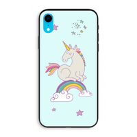 Regenboog eenhoorn: iPhone XR Biologisch afbreekbaar hoesje