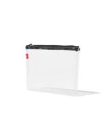 HEMA Toilettas Plat Transparant 14x20 HEMA Toilettas Plat Transparant 14x20