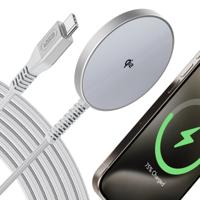 Qi2 mini Wireless Charger - Silver - 1 Set Qi2 mini Wireless Charger - Silver - 1 Set
