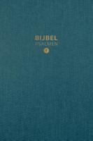 HSV Bijbel met Psalmen 10x15 linnen petrol (Hardback)