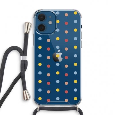 Bollen: iPhone 12 mini Transparant Hoesje met koord