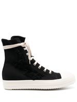 Rick Owens DRKSHDW baskets montantes Broken - Noir