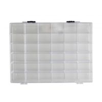 Sorteerdoos/boxen/organizers transparant 25 cm   - - thumbnail