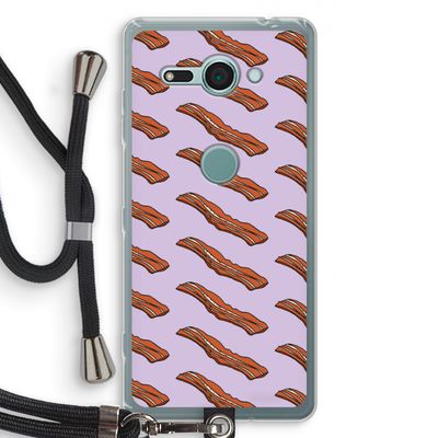 Bacon to my eggs #2: Sony Xperia XZ2 Compact Transparant Hoesje met koord