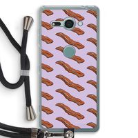 Bacon to my eggs #2: Sony Xperia XZ2 Compact Transparant Hoesje met koord