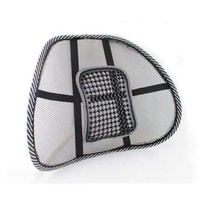 Malatec Rugsteun stoel - zwart - mesh - B40 x H39 cm - bureaustoel/autostoel