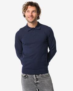 HEMA Herentrui Fijngebreid Donkerblauw (donkerblauw)