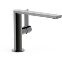 Wastafelkraan Tres Project | Opbouw | Draaibare uitloop | Mengkraan | Standaard model | 1-hendel | Rond | Black metal