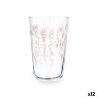 Waterglas Quid Velvet Roze Glas 400 ml (12 Stuks)