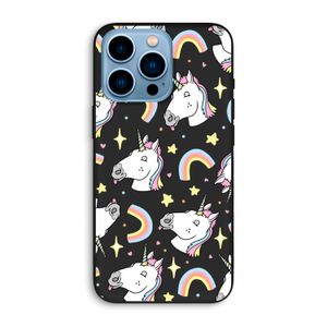 Rainbow Unicorn: iPhone 13 Pro Max Biologisch afbreekbaar hoesje