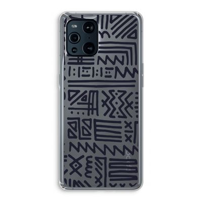 Marrakech print: Oppo Find X3 Pro Transparant Hoesje