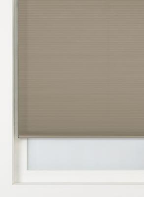 HEMA Plisse dubbel verduisterend witte achterzijde taupe (taupe)