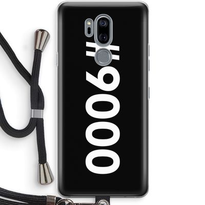 #9000: LG G7 Thinq Transparant Hoesje met koord