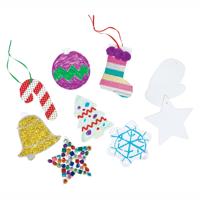 Colorations - kartonnen kersthangers, set van 48
