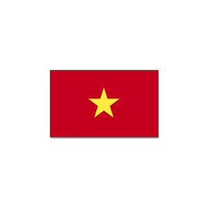 Gevelvlag/vlaggenmast vlag Vietnam 90 x 150 cm   -
