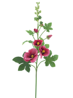 Alcea spray old pink 102 cm kunstbloem Nova Nature - Nova nature