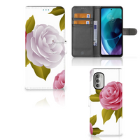 Motorola Moto G51 5G Hoesje Roses - thumbnail