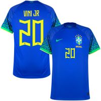 Brazilië Shirt Uit 2022-2023 + Vini Jr 20 - thumbnail